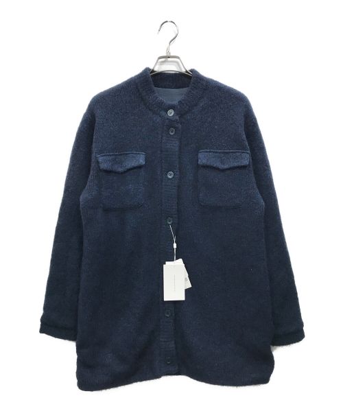 Ameri（アメリ）Ameri (アメリ) POCKET DETAIL KNIT CARDIGAN ネイビー サイズ:Free 未使用品の古着・服飾アイテム