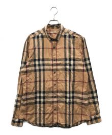 BURBERRY BRIT（バーバリーブリット）の古着「ノバチェックシャツ」｜ブラウン