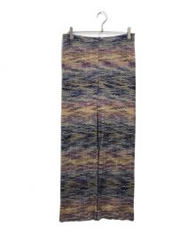 missoni（ミッソーニ）の古着「ジグザグ柄ニットパンツ」｜マルチカラー