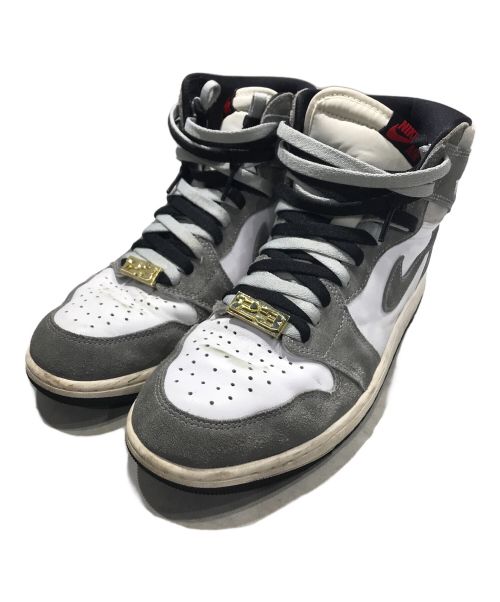 NIKE（ナイキ）NIKE (ナイキ) AIR JORDAN 1 RETRO HIGH OG グレー サイズ:28.5㎝の古着・服飾アイテム