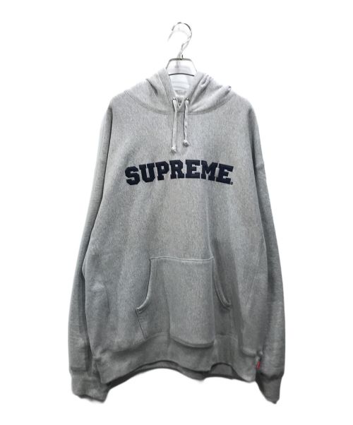 SUPREME（シュプリーム）SUPREME (シュプリーム) 24SS collegiate hooded sweatshirt グレー サイズ:XLの古着・服飾アイテム