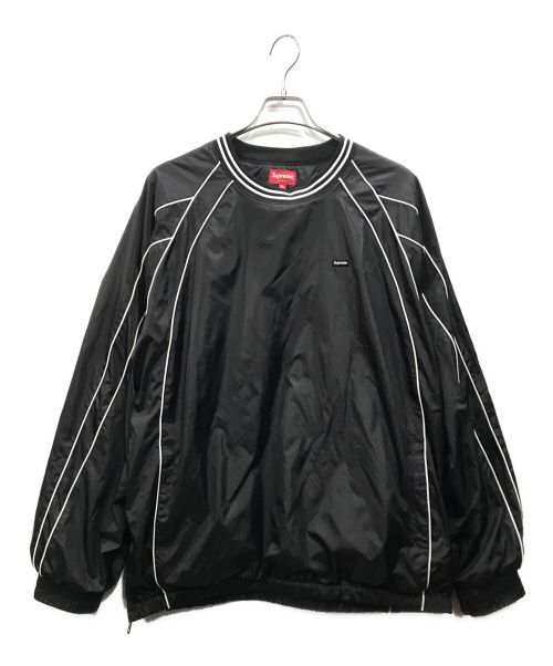 SUPREME（シュプリーム）SUPREME (シュプリーム) Piping Warm Up Pullover ブラック サイズ:XLの古着・服飾アイテム