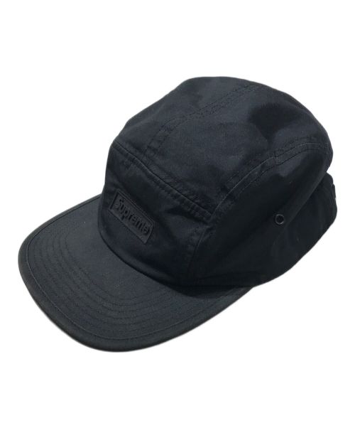 SUPREME（シュプリーム）SUPREME (シュプリーム) Rubber Logo Camp Cap ブラックの古着・服飾アイテム