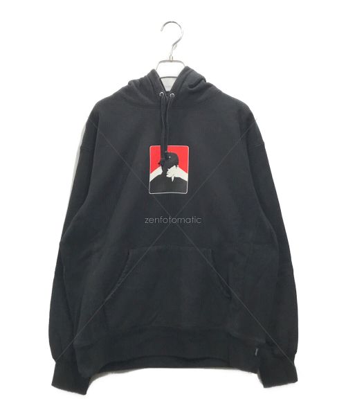 SUPREME（シュプリーム）Supreme (シュプリーム) Portrait Hooded Sweatshirt ブラック サイズ:Ｍの古着・服飾アイテム