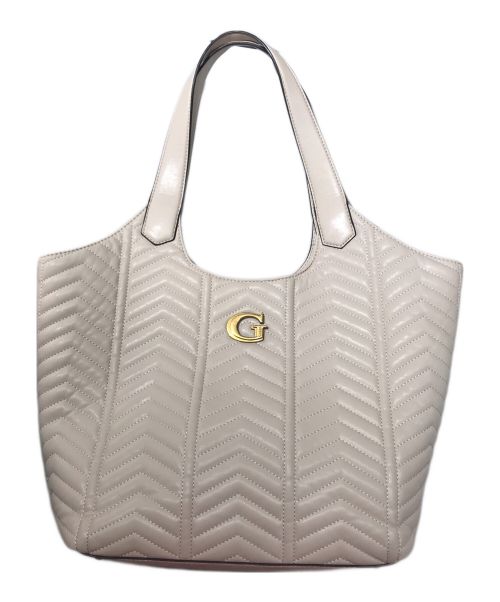 GUESS（ゲス）GUESS (ゲス) LOVIDE TOTE アイボリーの古着・服飾アイテム