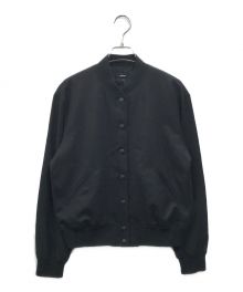 theory（セオリー）の古着「Sleek Saxony Varsity JKT」｜ブラック