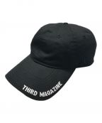 New Era×THIRD MAGAZINEニューエラ×サードマガジン）の古着「キャップ」｜ブラック