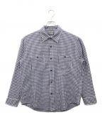 SUGAR CANEシュガーケーン）の古着「SUCKER L/S WORK SHIRT」｜ブルー