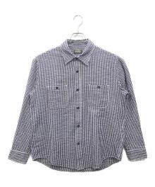 SUGAR CANE（シュガーケーン）の古着「SUCKER L/S WORK SHIRT」｜ブルー