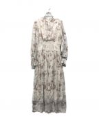 HER LIP TOハーリップトゥ）の古着「Le Camelia Pleated Dress」｜ベージュ