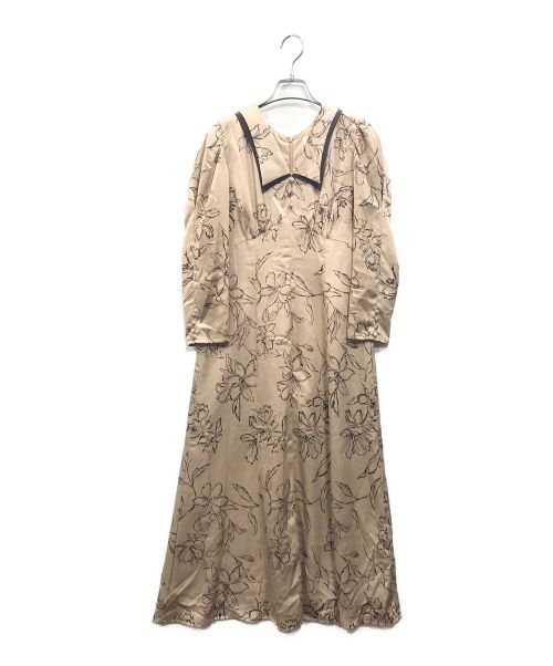 HER LIP TO（ハーリップトゥ）Her lip to (ハーリップトゥ) Limoges Vintage Satin Dress ピンク サイズ:Mの古着・服飾アイテム