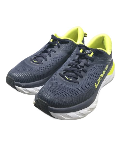 HOKAONEONE（ホカオネオネ）HOKAONEONE (ホカオネオネ) BONDI 7 ネイビー サイズ:25㎝の古着・服飾アイテム