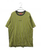 SUPREMEシュプリーム）の古着「23FW Grid Jacquard S/S Top」｜イエロー