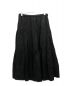 R&D.M.Co-OLDMAN'S TAILOR (オールドマンズテイラー) GARMENT DYE TIERED SKIRTS ブラック サイズ:S 未使用品：25000円