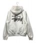 stussy (ステューシー) ロゴジップパーカー グレー サイズ:M：7000円