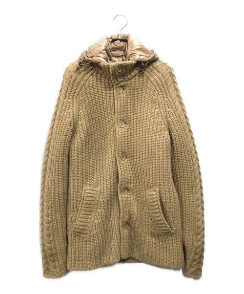 HERNO（ヘルノ）HERNO (ヘルノ) double front knitted jacket ベージュ サイズ:44の古着・服飾アイテム