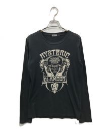 Hysteric Glamour（ヒステリックグラマー）の古着「ロングスリーブTシャツ」｜ブラック