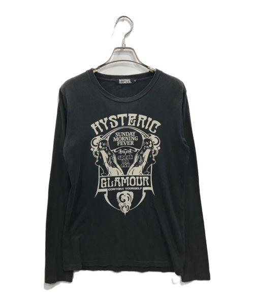 Hysteric Glamour（ヒステリックグラマー）Hysteric Glamour (ヒステリックグラマー) ロングスリーブTシャツ ブラック サイズ:Sの古着・服飾アイテム