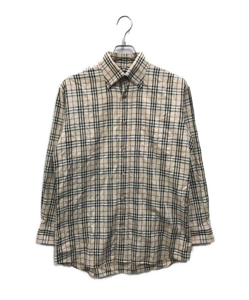 BURBERRY LONDON（バーバリーロンドン）BURBERRY LONDON (バーバリーロンドン) ノバチェックシャツ ベージュ サイズ:Mの古着・服飾アイテム