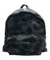 A BATHING APE（アベイシングエイプ）の古着「Solid Camo Jacquard Daypack」｜グレー