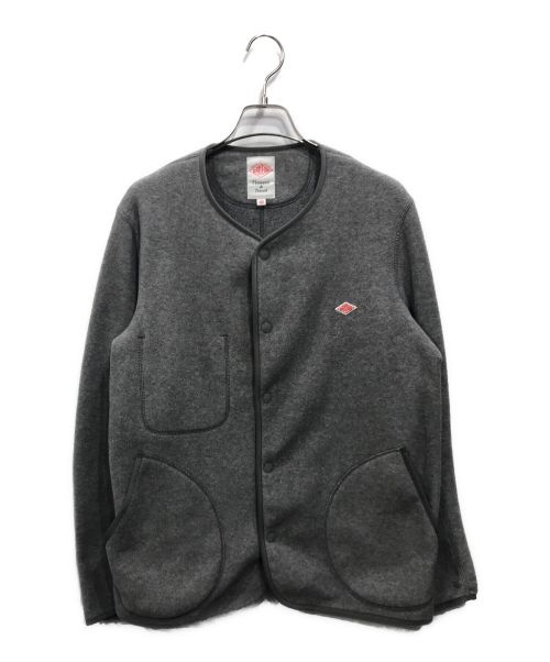 DANTON（ダントン）DANTON (ダントン) FLEECE COLLARLESS JACKET グレー サイズ:40の古着・服飾アイテム