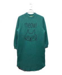 Hysteric Glamour（ヒステリックグラマー）の古着「MEOW ワンピース」｜グリーン