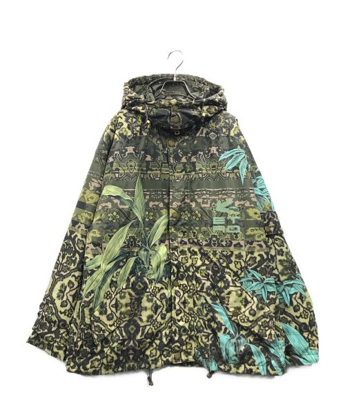 ETRO（エトロ）ETRO (エトロ) カモ柄中綿ジャケット グリーン サイズ:Lの古着・服飾アイテム