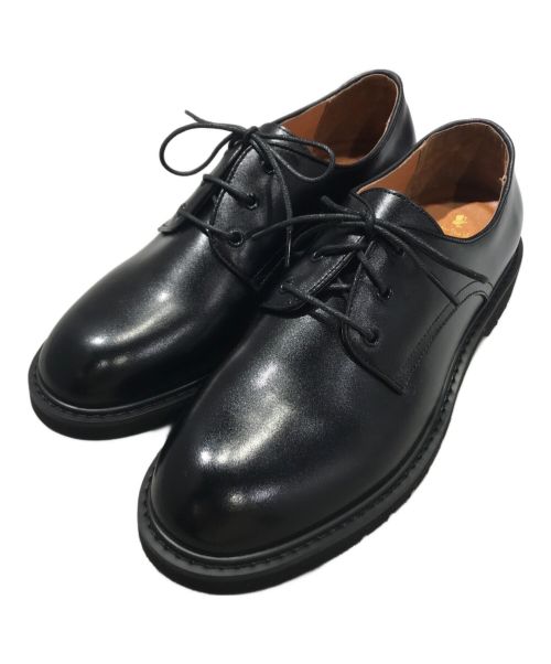 LONDON SHOE MAKE（ロンドンシューメイク）LONDON SHOE MAKE (ロンドンシューメイク) プレーントゥシューズ ブラック サイズ:27㎝の古着・服飾アイテム