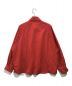 My Beautiful Landlet (マイビューティフルランドレット) NYLON TAFFETA BIG RAGLAN SHIRT レッド：18000円