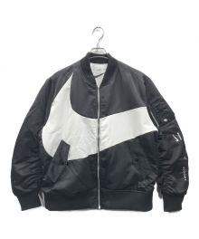 NIKE（ナイキ）の古着「SWOOSH REVERSIBLE BOMBER JACKET」｜ブラック