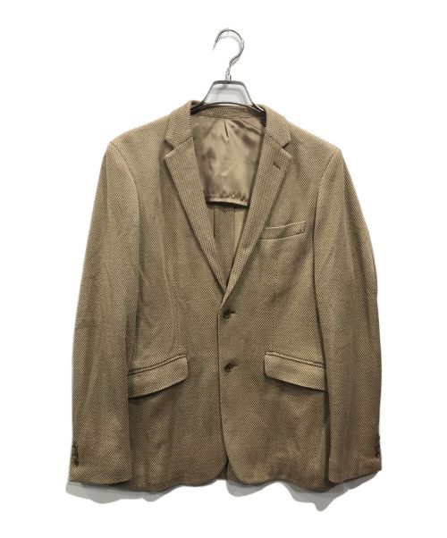 TAKEO KIKUCHI（タケオキクチ）TAKEO KIKUCHI (タケオキクチ) NATURAL COLOR JERSEY JACKET ベージュ サイズ:3の古着・服飾アイテム