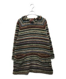 missoni（ミッソーニ）の古着「モヘヤ混マルチボーダーニットワンピース」｜マルチカラー