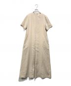 TODAYFULトゥデイフル）の古着「Halfsleeve Tuck Dress」｜アイボリー