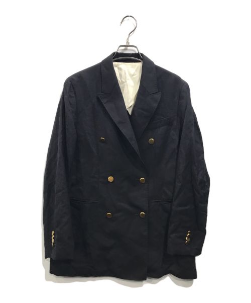 SHIPS Primary navy label（シップス プライマリー ネイビー レーベル）SHIPS Primary Navy Label (シップス プライマリー ネイビー レーベル) 金釦ダブルブレザー ネイビー サイズ:40の古着・服飾アイテム