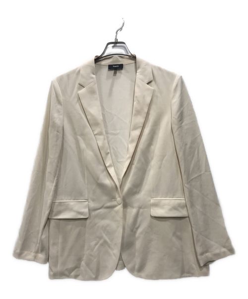 theory（セオリー）theory (セオリー) Powder Crepe Casual Blazer UL アイボリーの古着・服飾アイテム