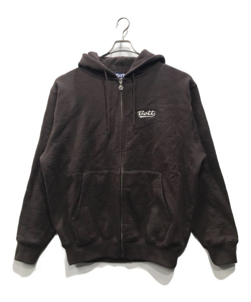 BoTT（ボット）BoTT (ボット) Sparkle Stitch Zip Hoodie パープル サイズ:XLの古着・服飾アイテム