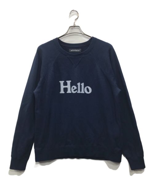 MADISON BLUE（マディソンブルー）MADISON BLUE (マディソンブルー) HELLO SWEAT L/S URAKE DYED ネイビー サイズ:Mの古着・服飾アイテム