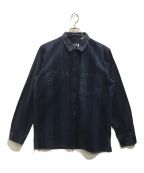 LEVI'S MADE&CRAFTEDリーバイスメイドクラフテッド）の古着「デニムストライプシャツ」｜インディゴ