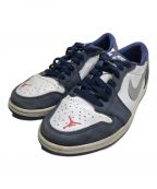 NIKE SBナイキエスビー）の古着「AIR JORDAN 1 LOW QS」｜ネイビー