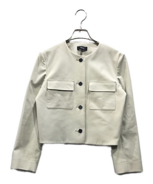 theory（セオリー）theory (セオリー) Neoteric Twill LS Patch JKT グレーの古着・服飾アイテム