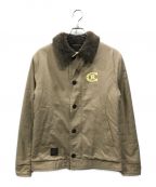 ROTARローター）の古着「Back satin Deck JKT」｜ベージュ