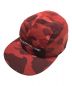 A BATHING APE（アベイシングエイプ）の古着「Color Camo Jet Cap」｜オレンジ