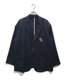 The Duffer of ST.George（ザ ダファーオブセントジョージ）の古着「プレッピージャケット」｜ネイビー