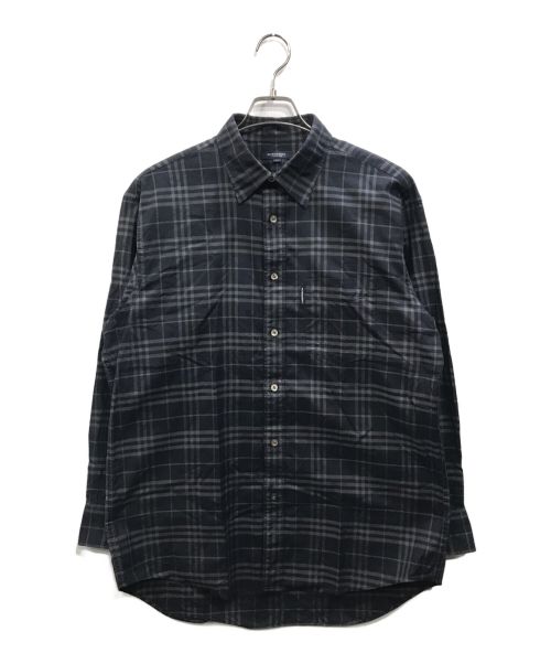 BURBERRY LONDON（バーバリーロンドン）BURBERRY LONDON (バーバリーロンドン) チェックシャツ グレー サイズ:LLの古着・服飾アイテム