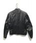 VANSON (バンソン) シングルライダースジャケット ブラック サイズ:Ｍ：35000円