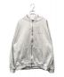 X-LARGE（エクストララージ）の古着「RHINESTONE OG ZIP HOODED SWEATSHIRT」｜グレー