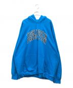 TIGHTBOOTH PRODUCTIONタイトブースプロダクション）の古着「COLLEGE HOODED SWEAT SHIRT」｜ブルー