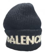 BALENCIAGAバレンシアガ）の古着「Black Logo Jacquard Beanie」｜ブラック