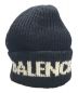 BALENCIAGA（バレンシアガ）の古着「Black Logo Jacquard Beanie」｜ブラック