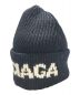 BALENCIAGA (バレンシアガ) Black Logo Jacquard Beanie ブラック：25000円